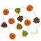 Pumpkin Vine Garland and Bunting Hand Felted Wool - 7' Arcadia Home